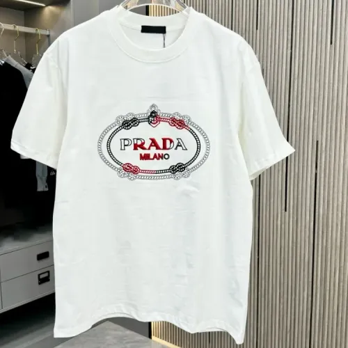 Prada T-Shirts Short Sleeved For Unisex #1414167 $40.00 USD, Wholesale Replica Prada T-Shirts