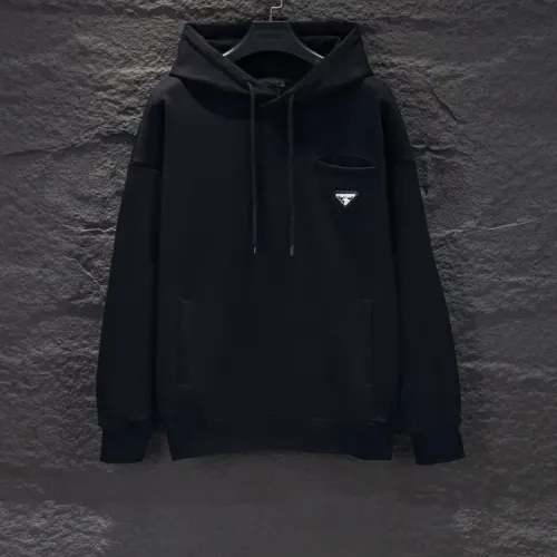 Prada Hoodies Long Sleeved For Unisex #1414384 $60.00 USD, Wholesale Replica Prada Hoodies