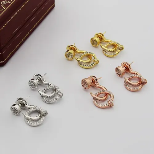 Replica Cartier Earrings For Women #1414418 $32.00 USD for Wholesale