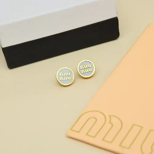 MIU MIU Earrings For Women #1414500 $27.00 USD, Wholesale Replica MIU MIU Earrings