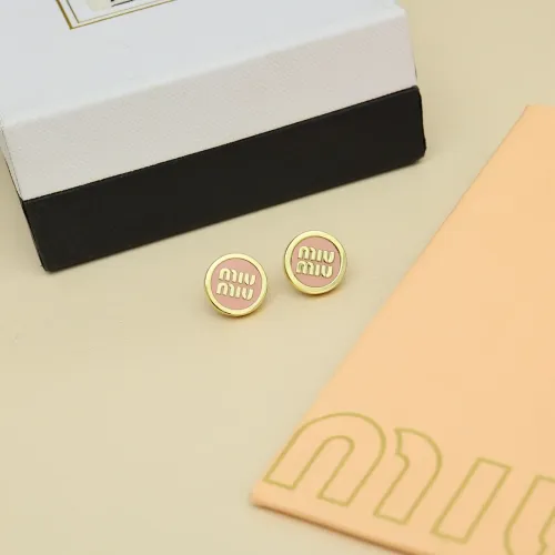 MIU MIU Earrings For Women #1414501 $27.00 USD, Wholesale Replica MIU MIU Earrings