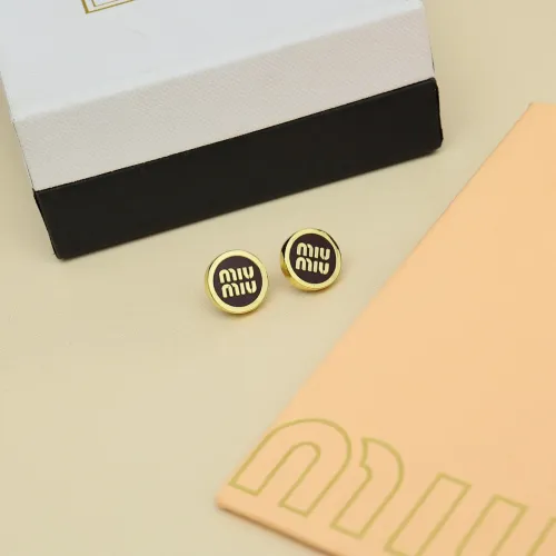MIU MIU Earrings For Women #1414504 $27.00 USD, Wholesale Replica MIU MIU Earrings