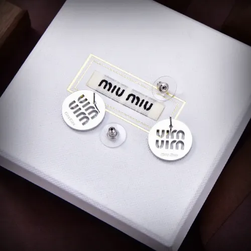 Replica MIU MIU Earrings For Women #1414560 $25.00 USD for Wholesale