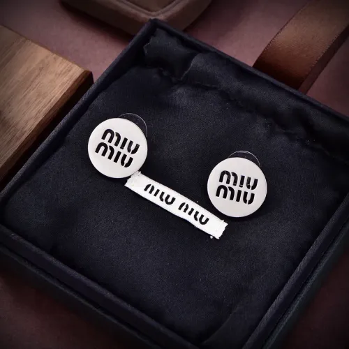 Replica MIU MIU Earrings For Women #1414560 $25.00 USD for Wholesale