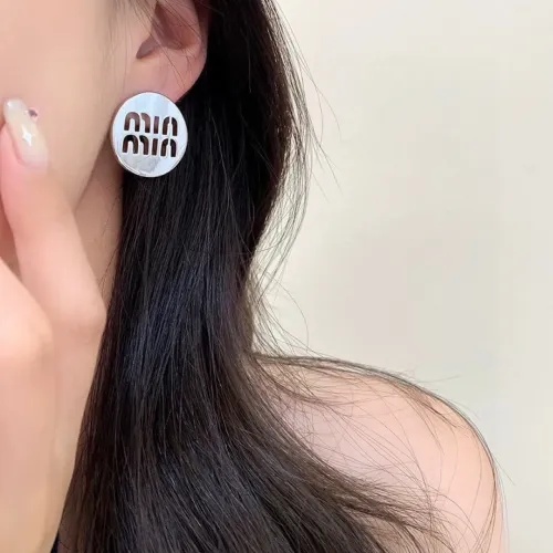 Replica MIU MIU Earrings For Women #1414560 $25.00 USD for Wholesale