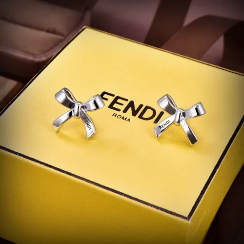 Fendi Earrings For Women #1414594 $25.00 USD, Wholesale Replica Fendi Earrings