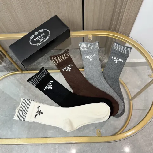 Replica Prada Socks #1414815 $36.00 USD for Wholesale