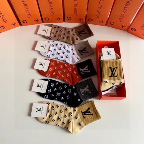 Replica Louis Vuitton LV Socks #1414844 $27.00 USD for Wholesale