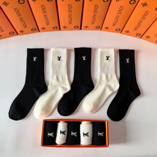 Louis Vuitton LV Socks #1414850 $29.00 USD, Wholesale Replica Louis Vuitton LV Socks