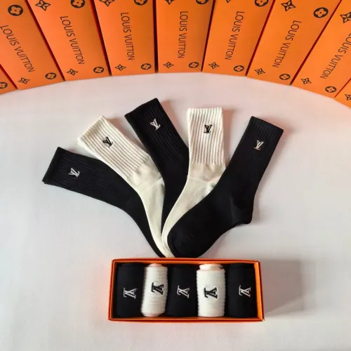 Replica Louis Vuitton LV Socks #1414850 $29.00 USD for Wholesale
