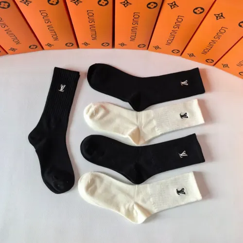 Replica Louis Vuitton LV Socks #1414850 $29.00 USD for Wholesale