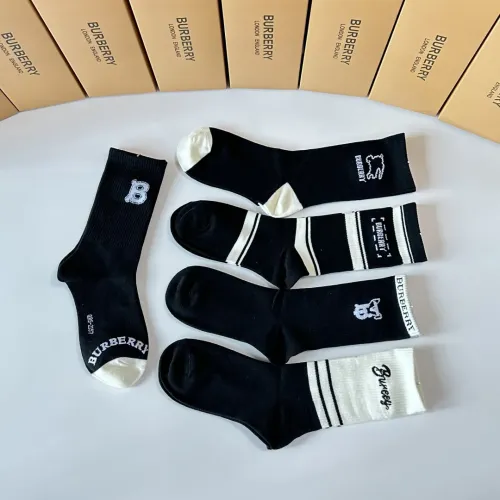Replica Burberry Socks #1414869 $29.00 USD for Wholesale