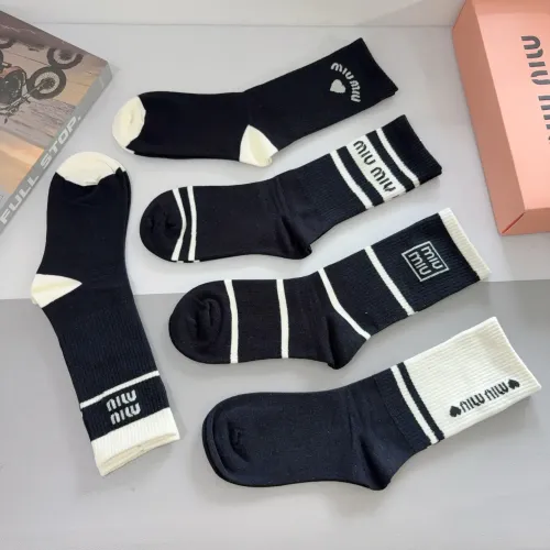 Replica MIU MIU Socks #1414871 $29.00 USD for Wholesale