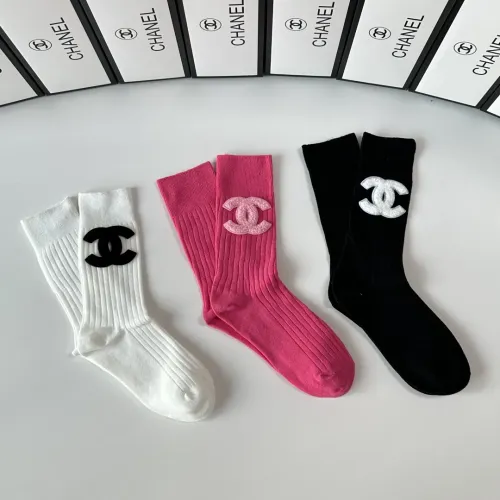 Replica Chanel Socks #1414875 $32.00 USD for Wholesale