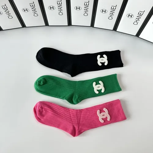 Replica Chanel Socks #1414876 $32.00 USD for Wholesale
