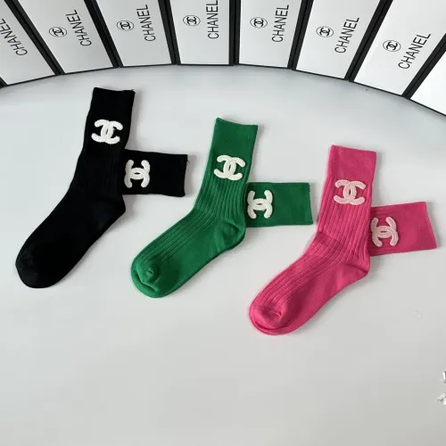 Replica Chanel Socks #1414876 $32.00 USD for Wholesale