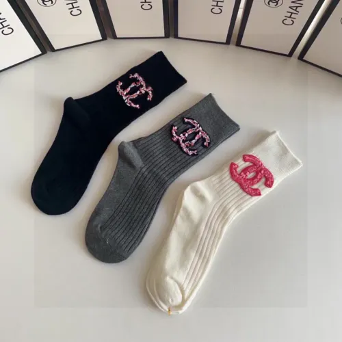 Replica Chanel Socks #1414877 $32.00 USD for Wholesale