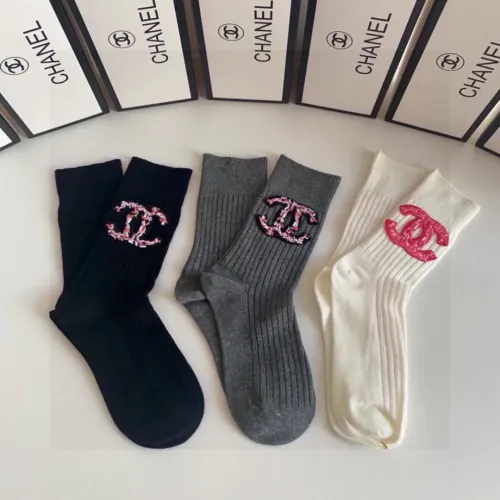 Replica Chanel Socks #1414877 $32.00 USD for Wholesale