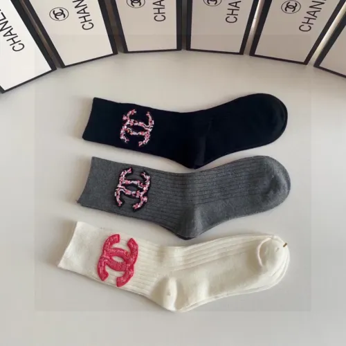Replica Chanel Socks #1414877 $32.00 USD for Wholesale