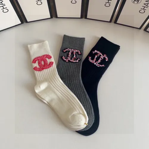 Replica Chanel Socks #1414877 $32.00 USD for Wholesale