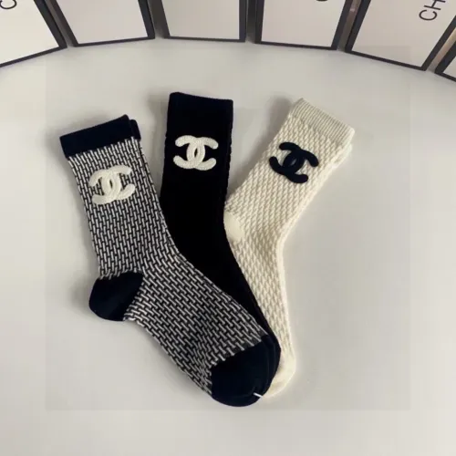 Replica Chanel Socks #1414878 $32.00 USD for Wholesale