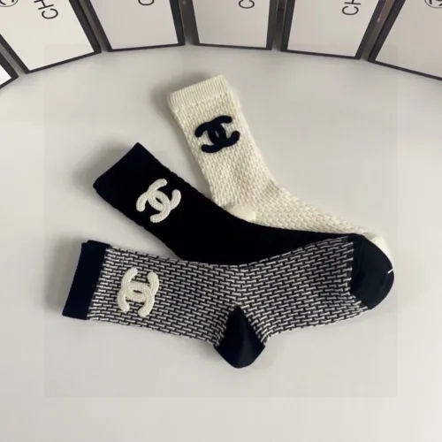 Replica Chanel Socks #1414878 $32.00 USD for Wholesale