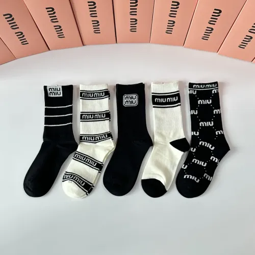Replica MIU MIU Socks #1414888 $29.00 USD for Wholesale