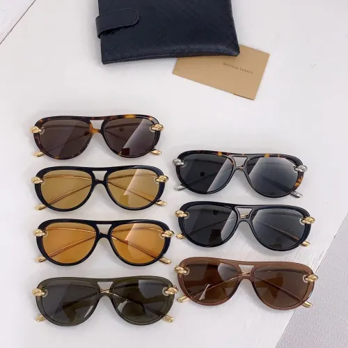 Replica Bottega Veneta AAA Quality Sunglasses #1414992 $60.00 USD for Wholesale
