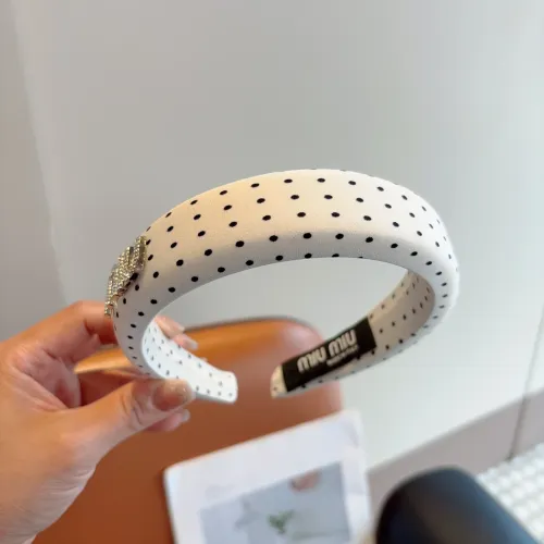 Replica MIU MIU Headband For Women #1415020 $27.00 USD for Wholesale