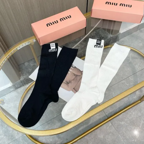 MIU MIU Socks #1415139 $29.00 USD, Wholesale Replica MIU MIU Socks