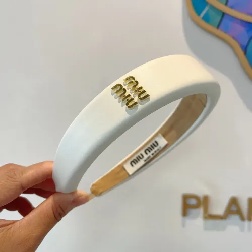 MIU MIU Headband For Women #1415153 $27.00 USD, Wholesale Replica MIU MIU Headband