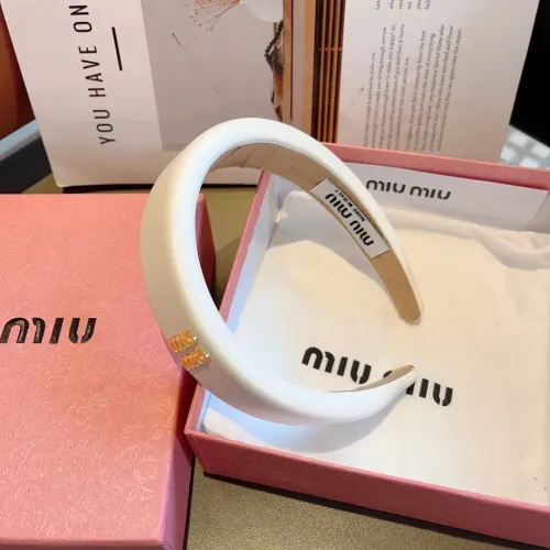 Replica MIU MIU Headband For Women #1415153 $27.00 USD for Wholesale