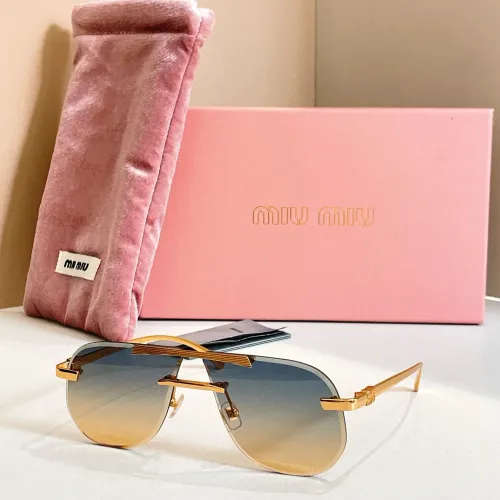 MIU MIU AAA Quality Sunglasses #1415179 $60.00 USD, Wholesale Replica MIU MIU AAA Sunglasses