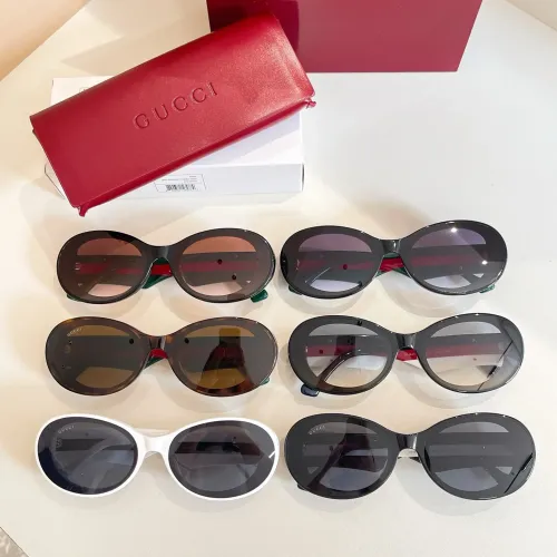 Replica Gucci AAA Quality Sunglasses #1415280 $60.00 USD for Wholesale