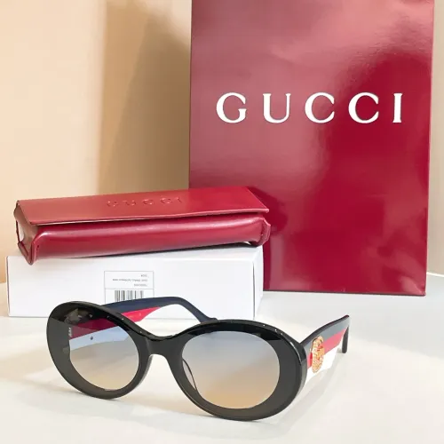Gucci AAA Quality Sunglasses #1415281 $60.00 USD, Wholesale Replica Gucci AAA Quality Sunglasses