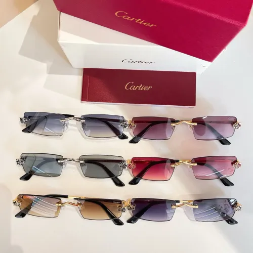 Replica Cartier AAA Quality Sunglassess #1415337 $60.00 USD for Wholesale