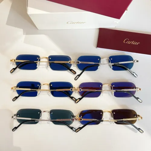 Replica Cartier AAA Quality Sunglassess #1415346 $60.00 USD for Wholesale