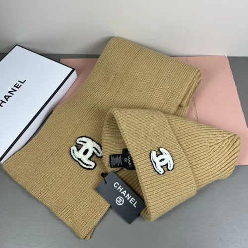 Chanel Hat and Scarf Set #1415437 $45.00 USD, Wholesale Replica Chanel Hat and Scarf and Glove Set