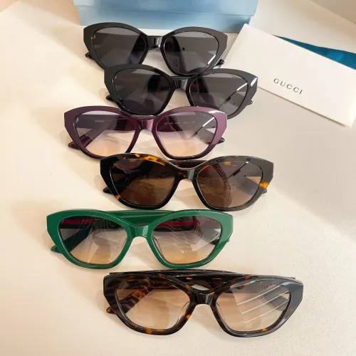 Replica Gucci AAA Quality Sunglasses #1415441 $60.00 USD for Wholesale