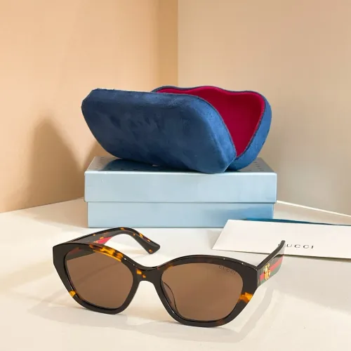 Gucci AAA Quality Sunglasses #1415442 $60.00 USD, Wholesale Replica Gucci AAA Quality Sunglasses