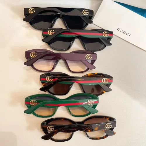 Replica Gucci AAA Quality Sunglasses #1415442 $60.00 USD for Wholesale
