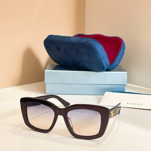 Gucci AAA Quality Sunglasses #1415446 $60.00 USD, Wholesale Replica Gucci AAA Quality Sunglasses