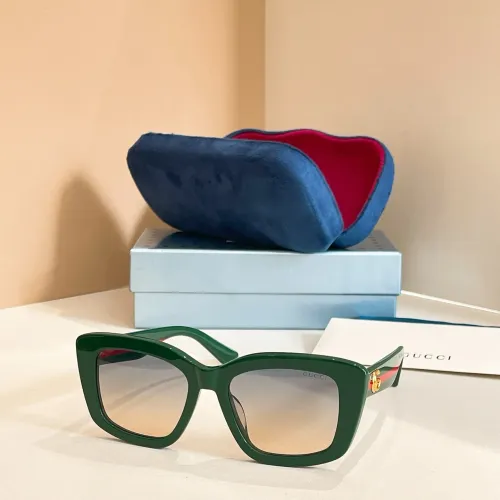 Gucci AAA Quality Sunglasses #1415448 $60.00 USD, Wholesale Replica Gucci AAA Quality Sunglasses