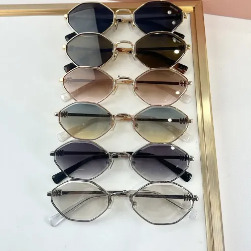Replica MIU MIU AAA Quality Sunglasses #1415598 $60.00 USD for Wholesale