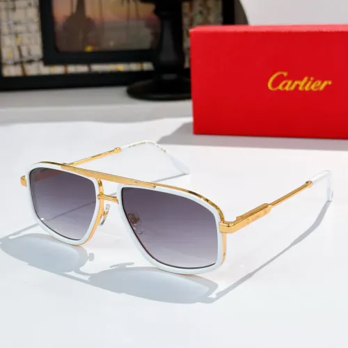 Cartier AAA Quality Sunglassess #1415729 $64.00 USD, Wholesale Replica Cartier AAA Quality Sunglassess