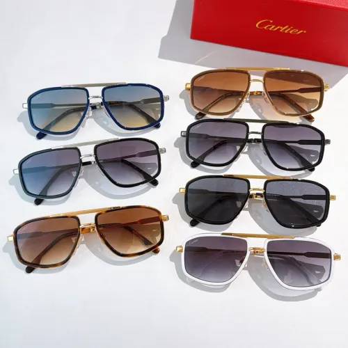Replica Cartier AAA Quality Sunglassess #1415729 $64.00 USD for Wholesale