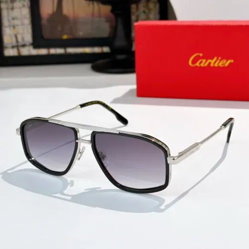 Cartier AAA Quality Sunglassess #1415730 $64.00 USD, Wholesale Replica Cartier AAA Quality Sunglassess