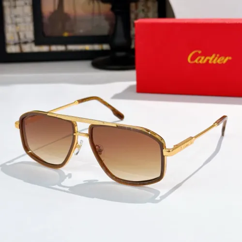 Cartier AAA Quality Sunglassess #1415734 $64.00 USD, Wholesale Replica Cartier AAA Quality Sunglassess