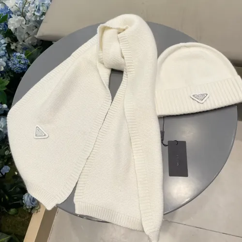 Replica Prada Hat and Scarf Set #1415786 $64.00 USD for Wholesale