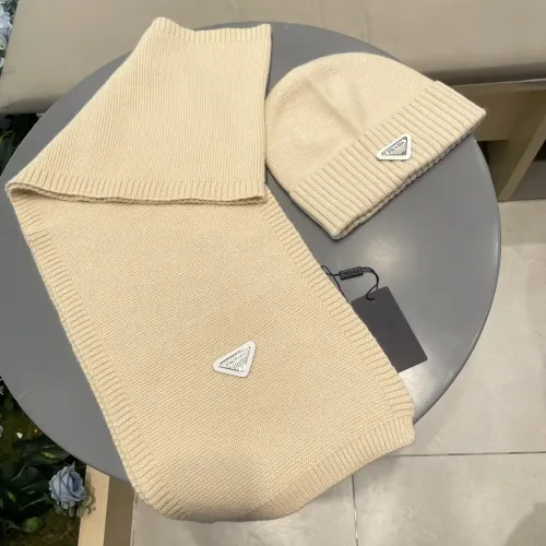 Replica Prada Hat and Scarf Set #1415787 $64.00 USD for Wholesale